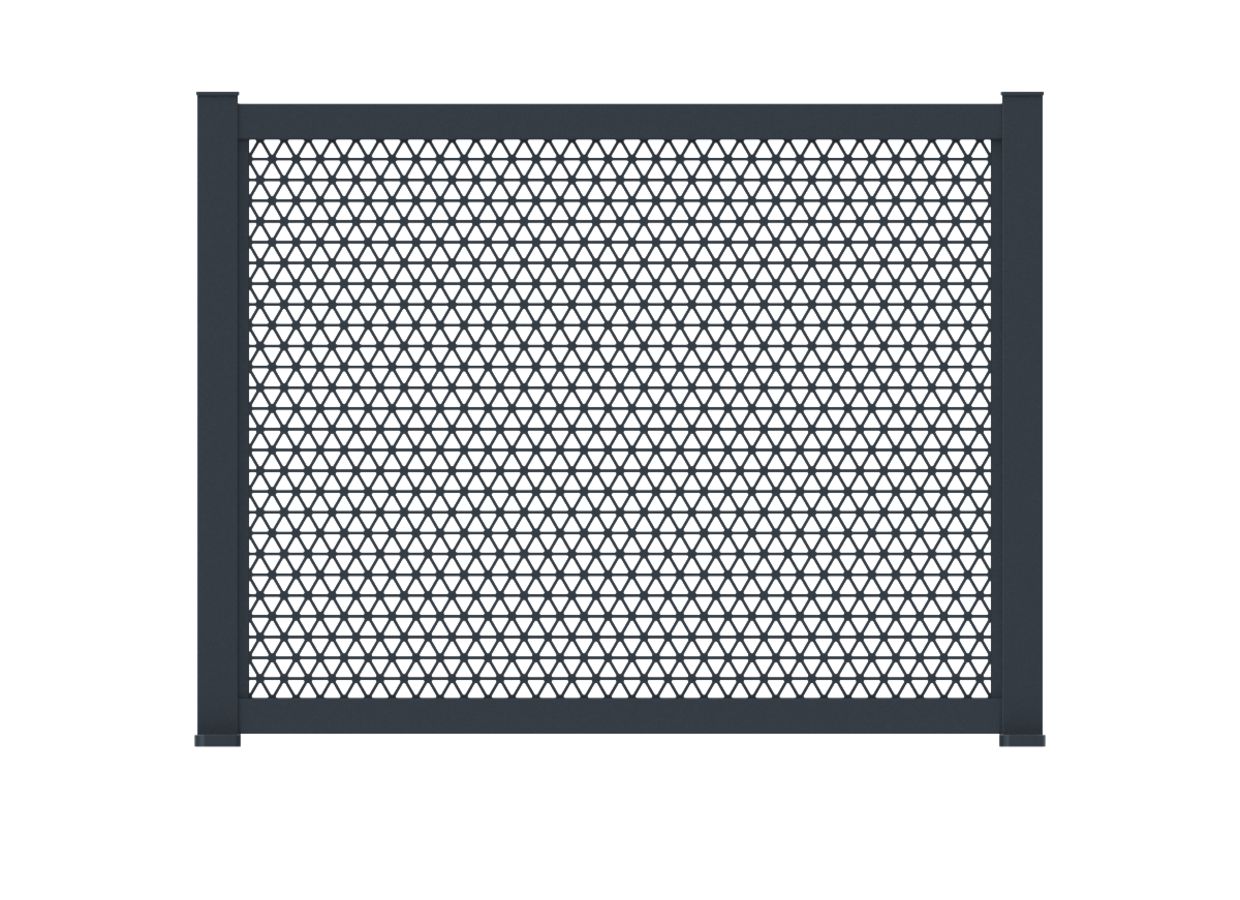 Clôture Catane et Pise en aluminium sur mesure -Lapeyre