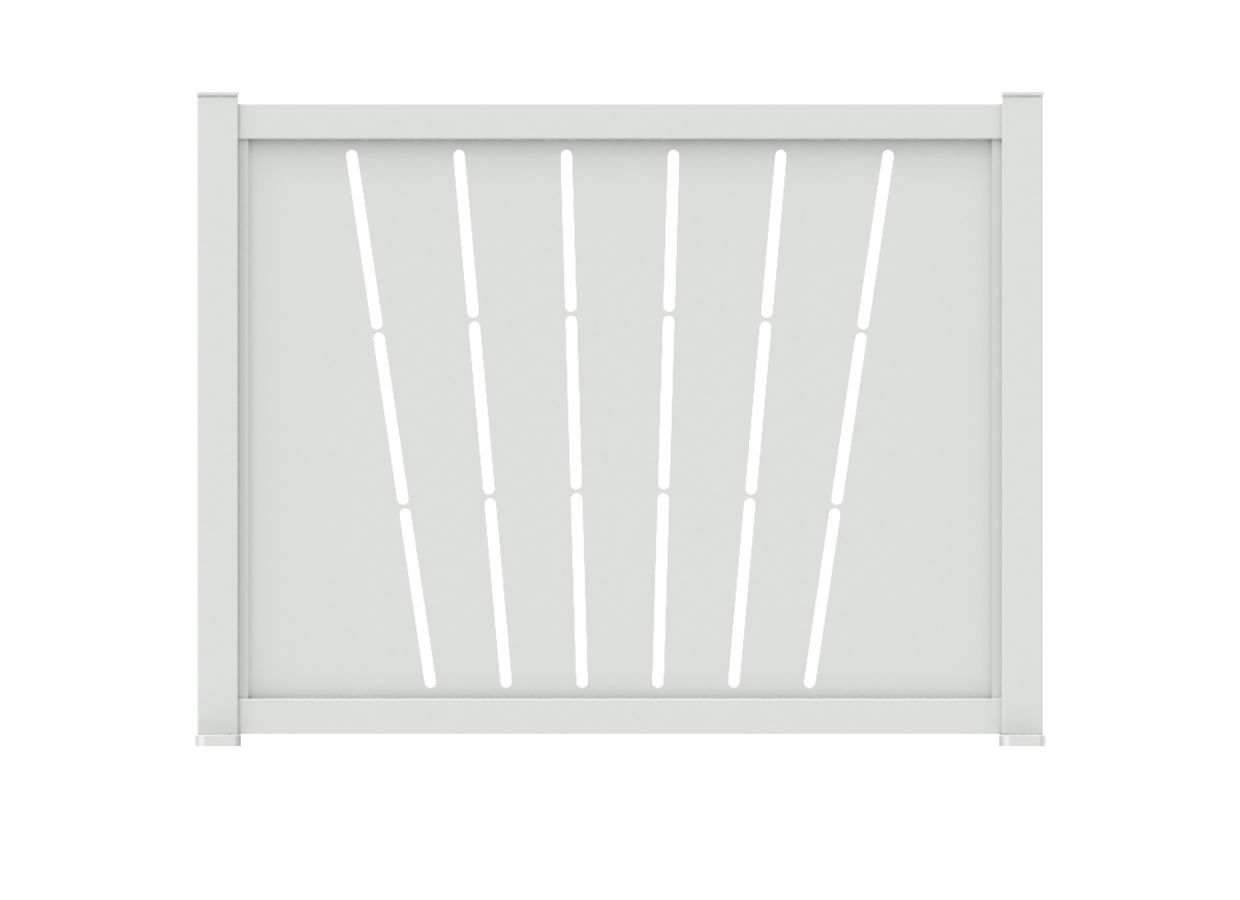 Clôture Catane et Pise en aluminium sur mesure -Lapeyre