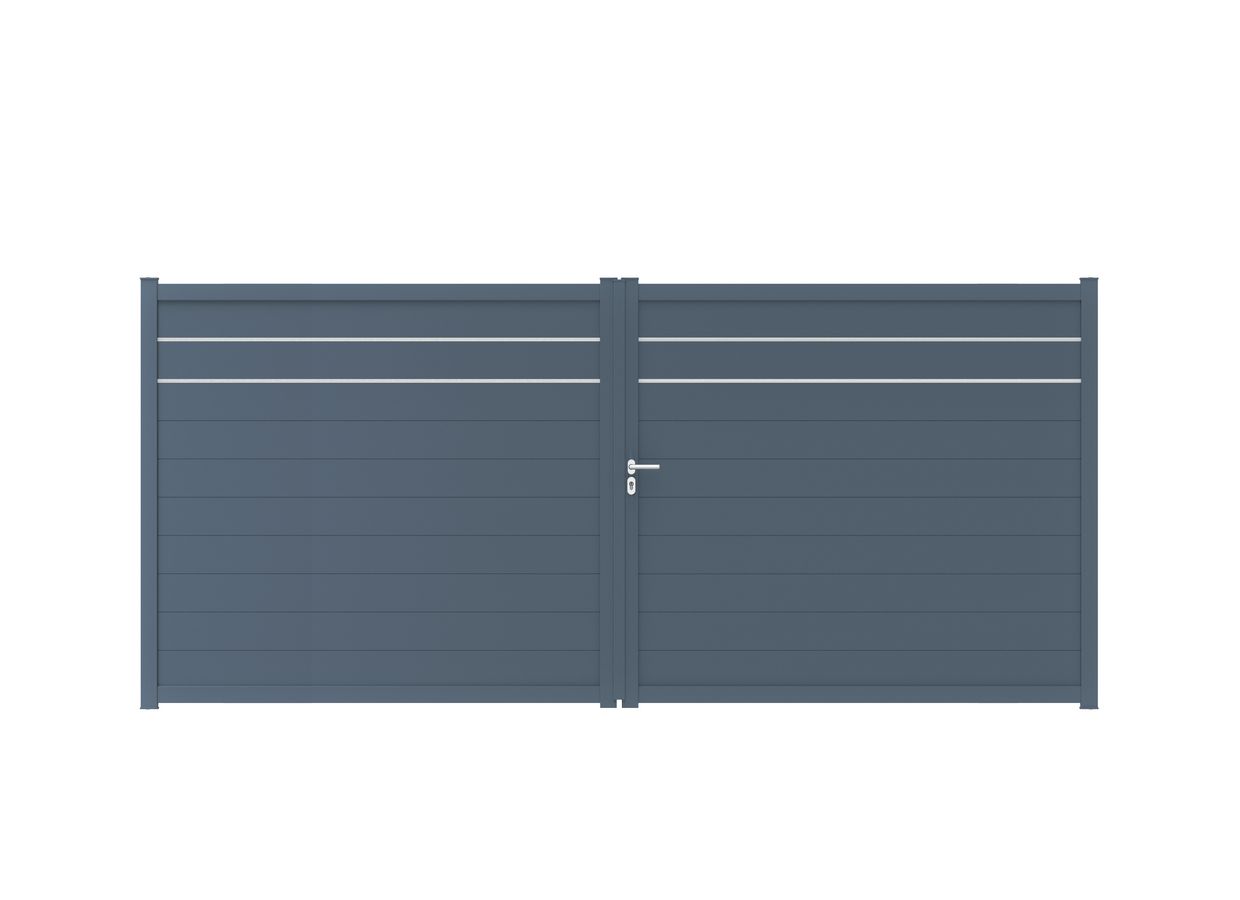 Portail AOSTE aluminium sur mesure Main Image