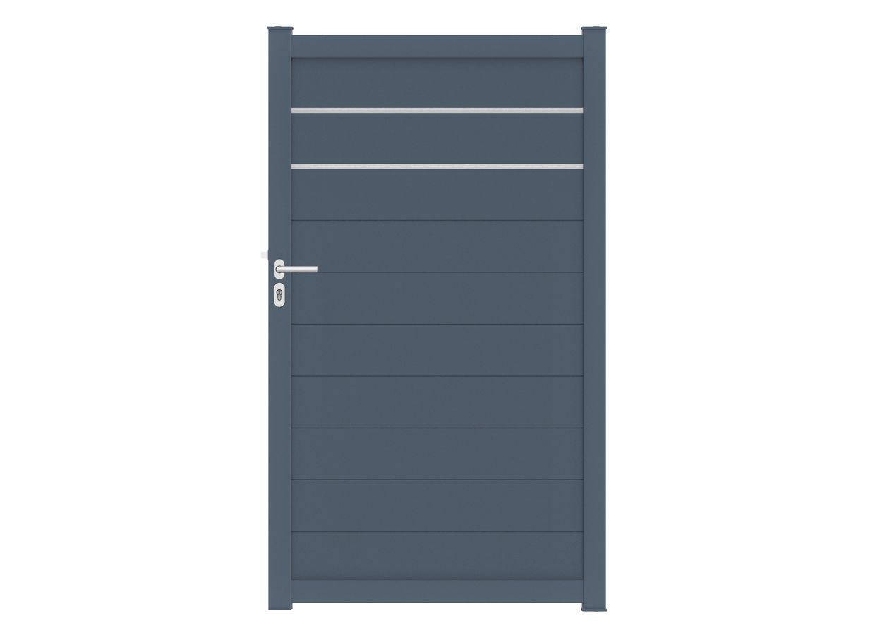 Portillon aluminium Aoste sur-mesure