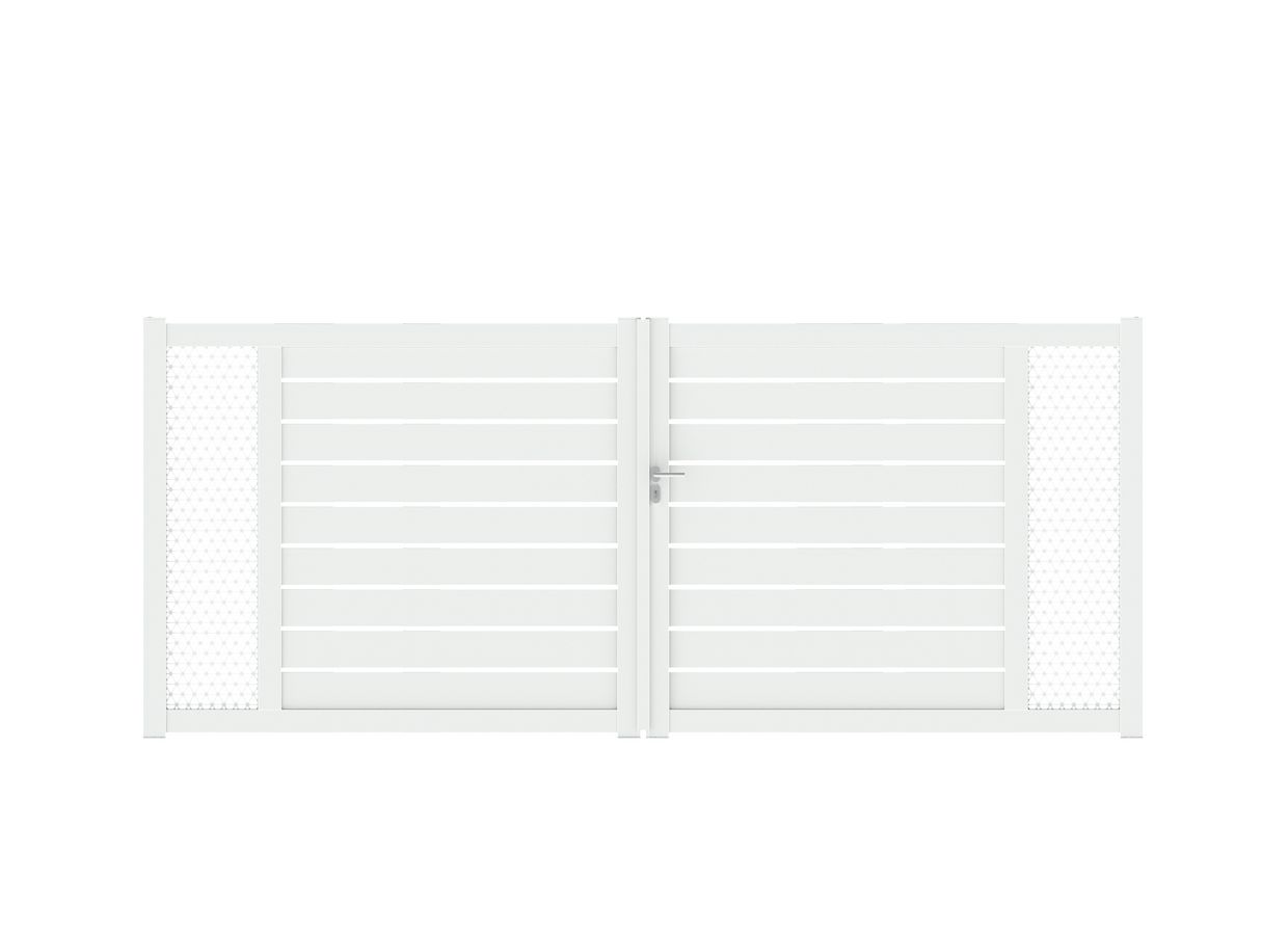 Portail CATANE moucharabieh aluminium sur mesure Main Image