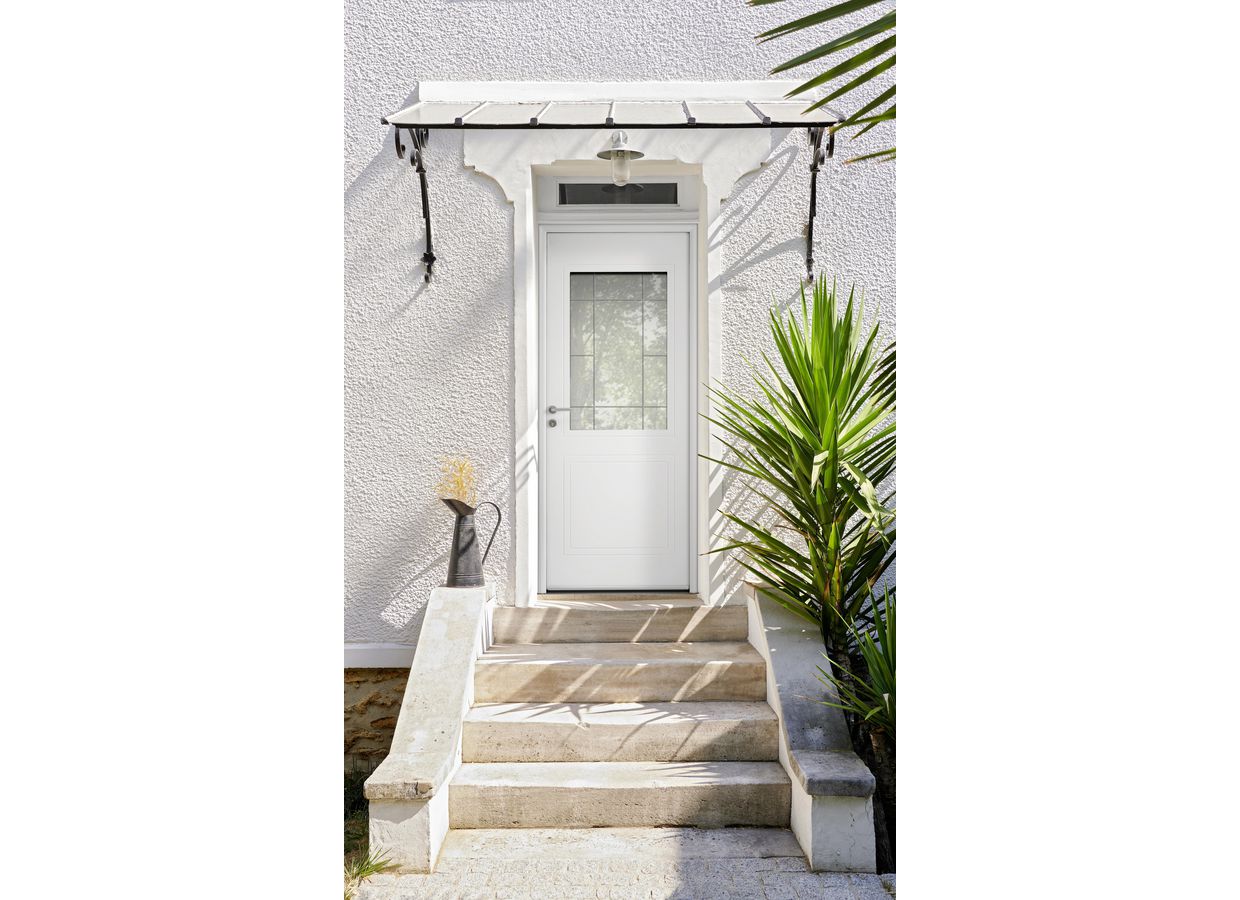 Porte d'entrée Azelie Aluminium sur-mesure - Lapeyre