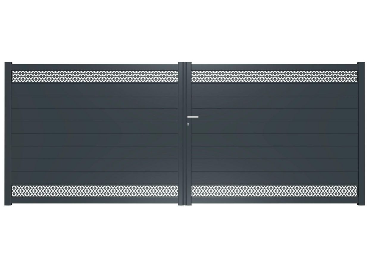 Portail battant VAHINA aluminium sur mesure Main Image
