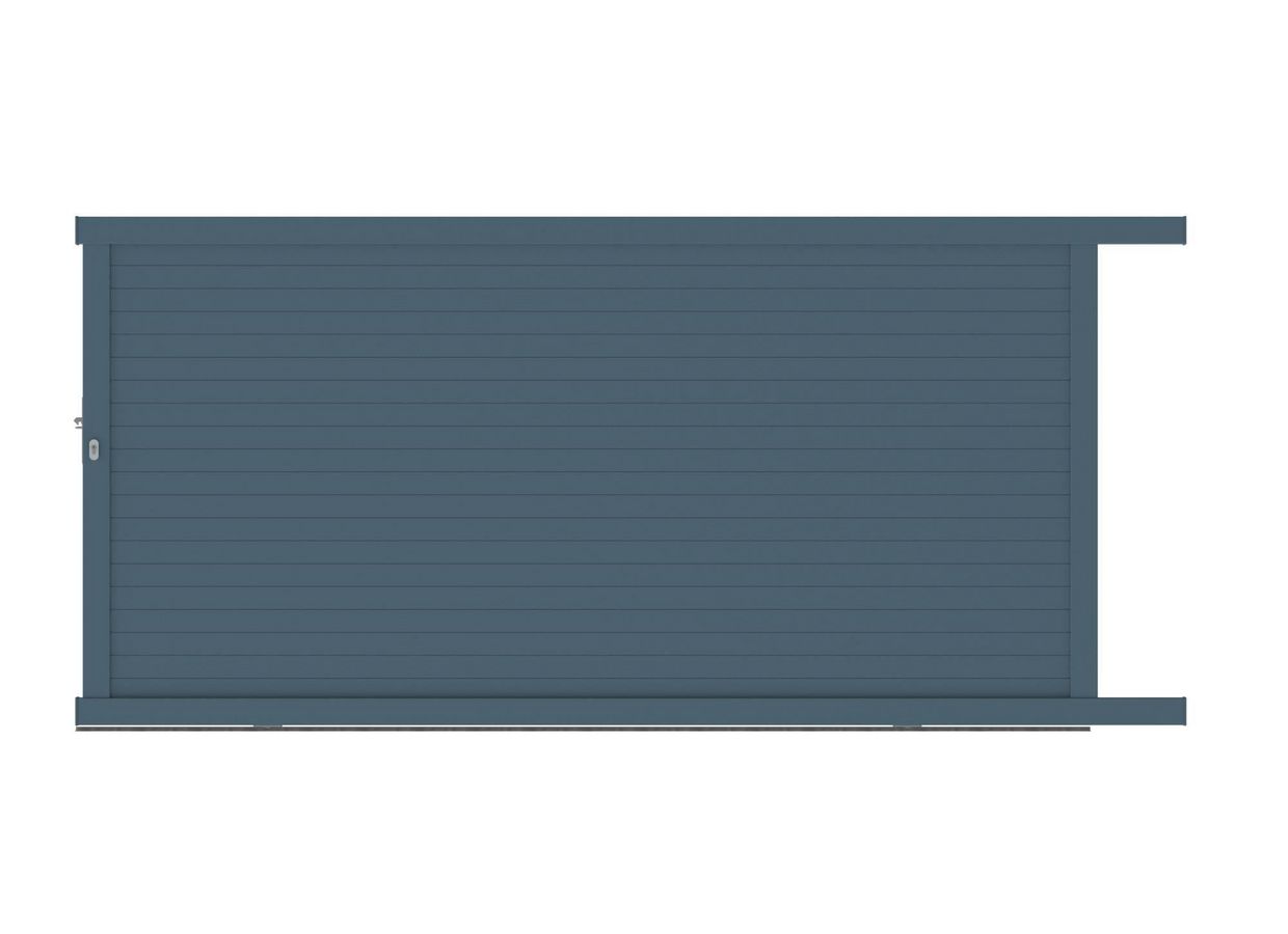 Portail coulissant VENZO aluminium sur mesure Main Image