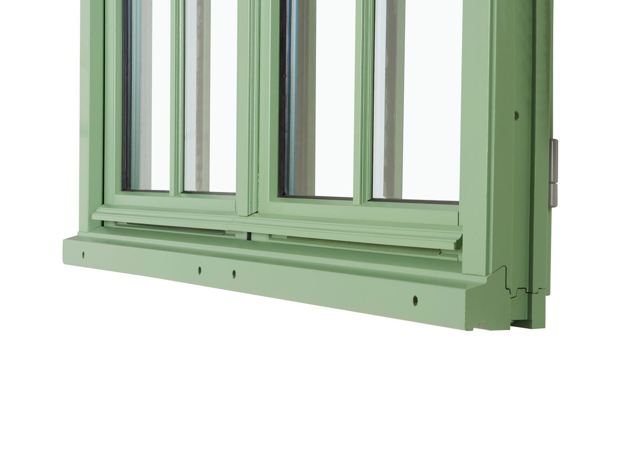 Fenêtre bois exotique ARBOREAL finition couleur blanche sur mesure | Lapeyre