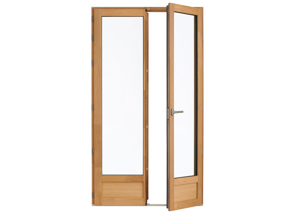 Porte-fenêtre chêne ARBOREAL finition lasure sur mesure | Lapeyre