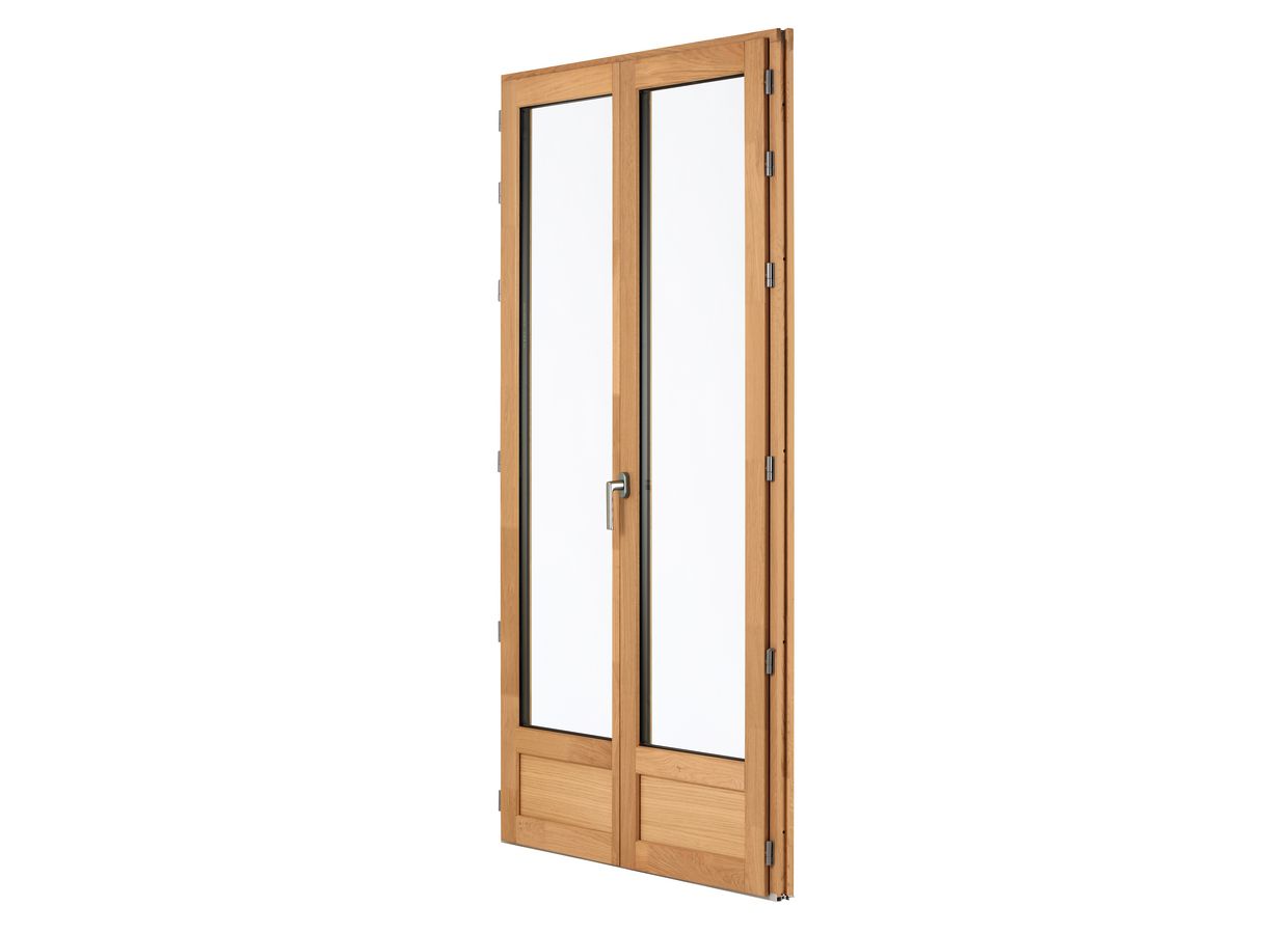 Porte-fenêtre chêne ARBOREAL finition lasure sur mesure | Lapeyre