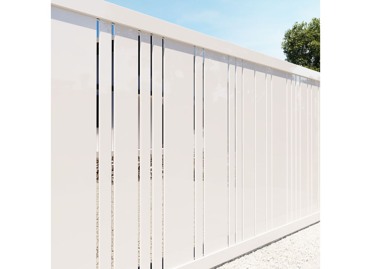 Portail coulissant Aluminum Valérian sur mesure | Lapeyre