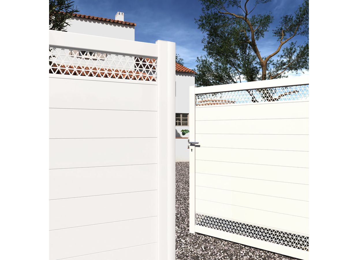 Portail battant Vahina aluminium sur mesure | Lapeyre