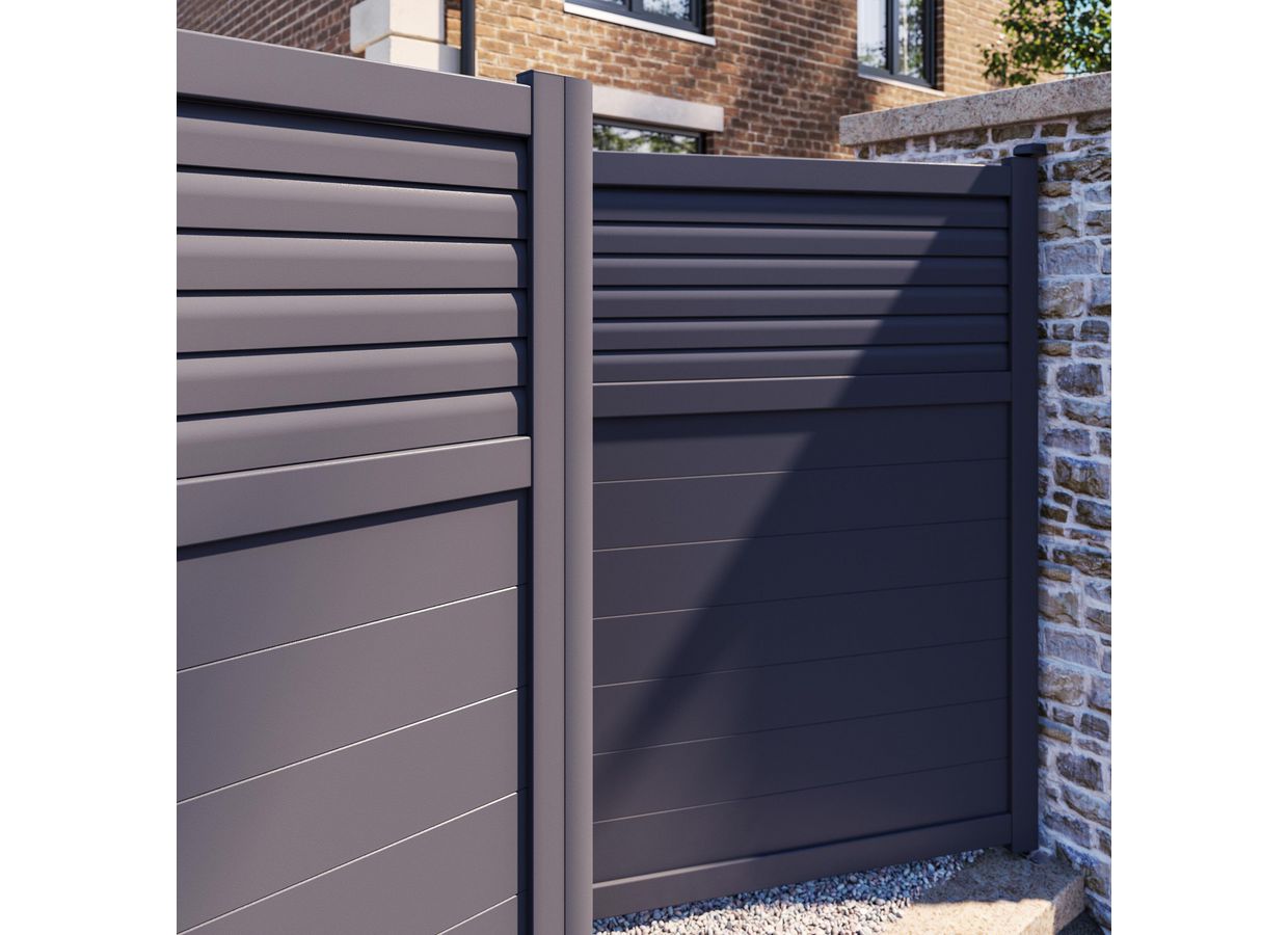 Portail battant Valmy aluminium sur mesure | Lapeyre