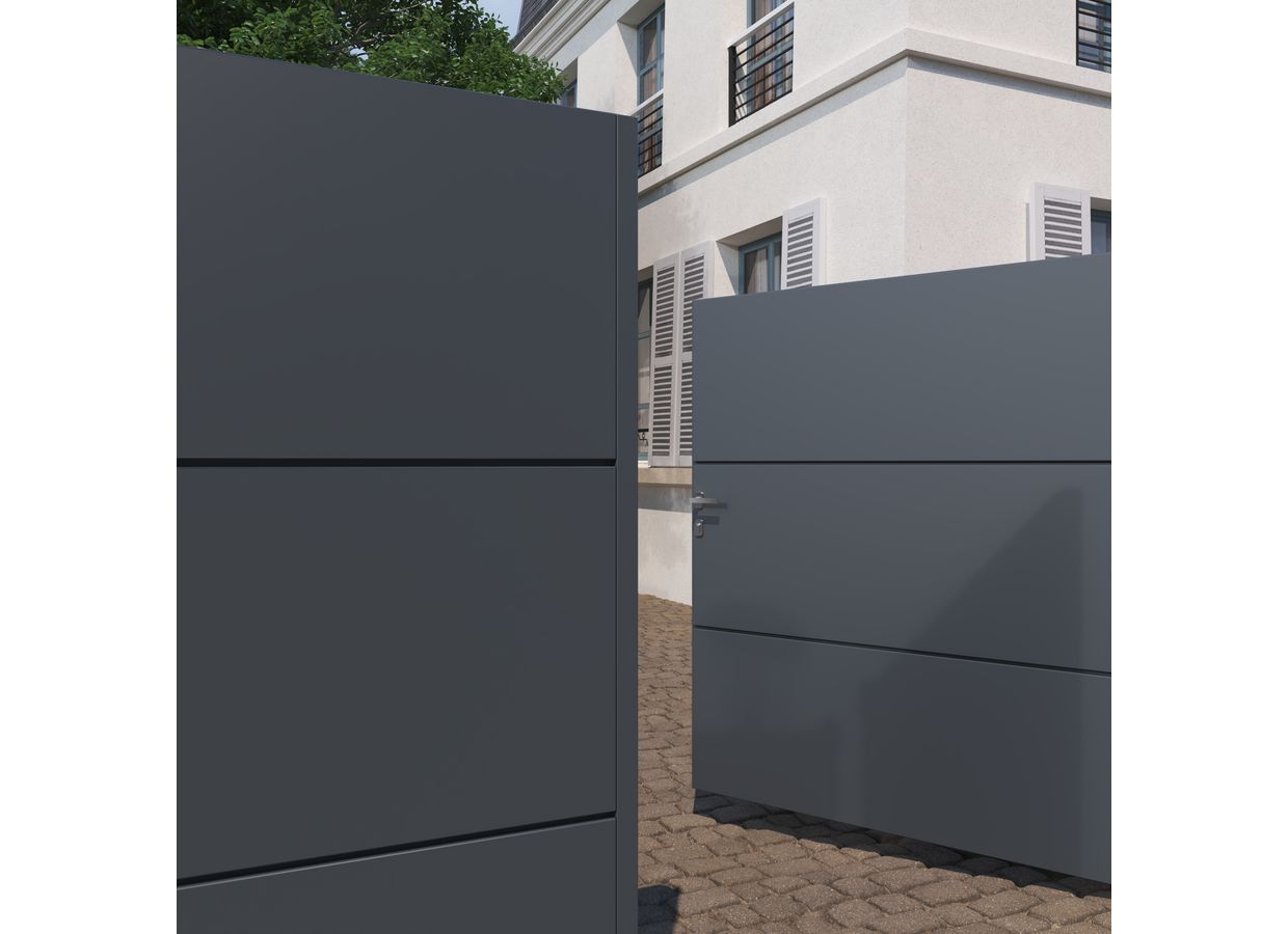 Portillon Vinicius aluminium sur mesure | Lapeyre