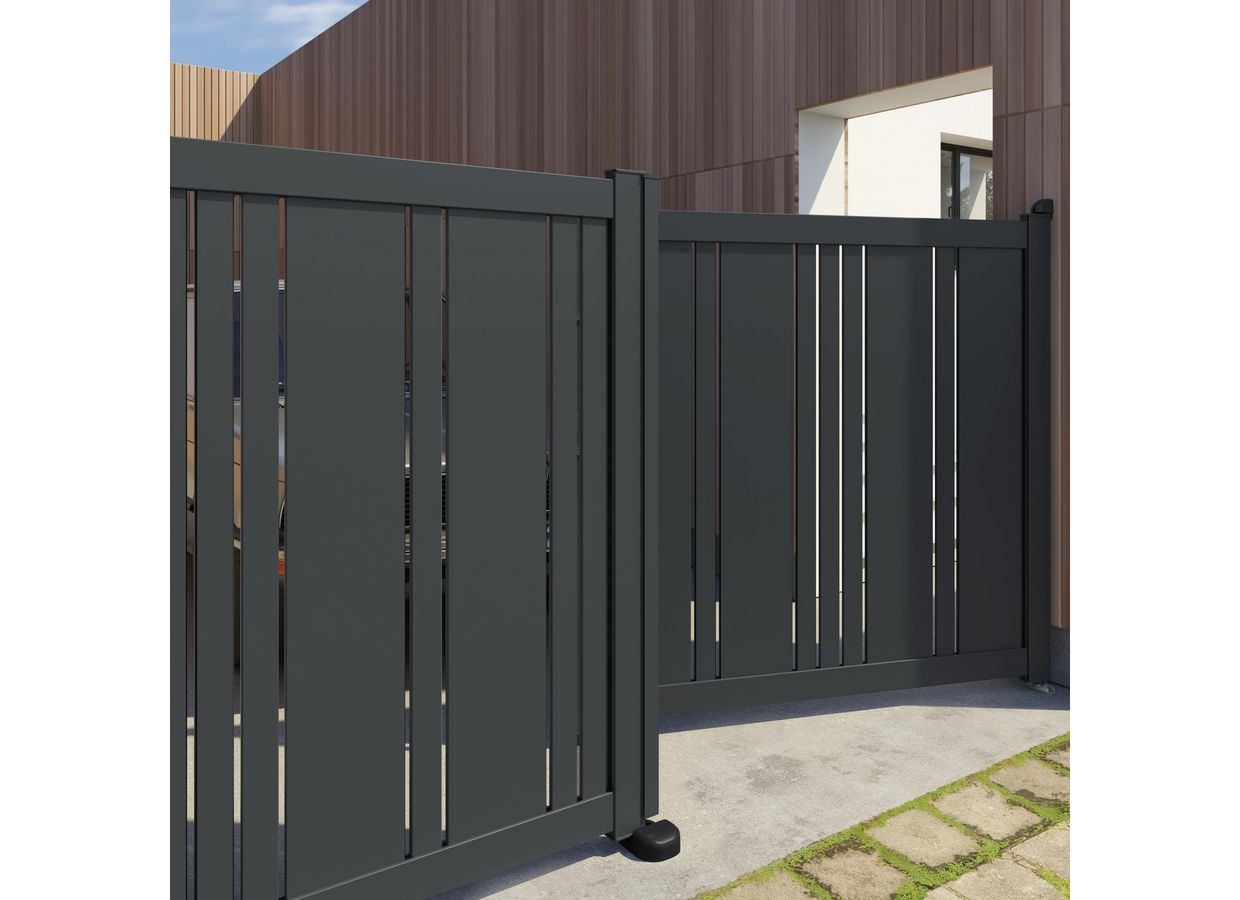 Portillon Valérian aluminium sur mesure | Lapeyre