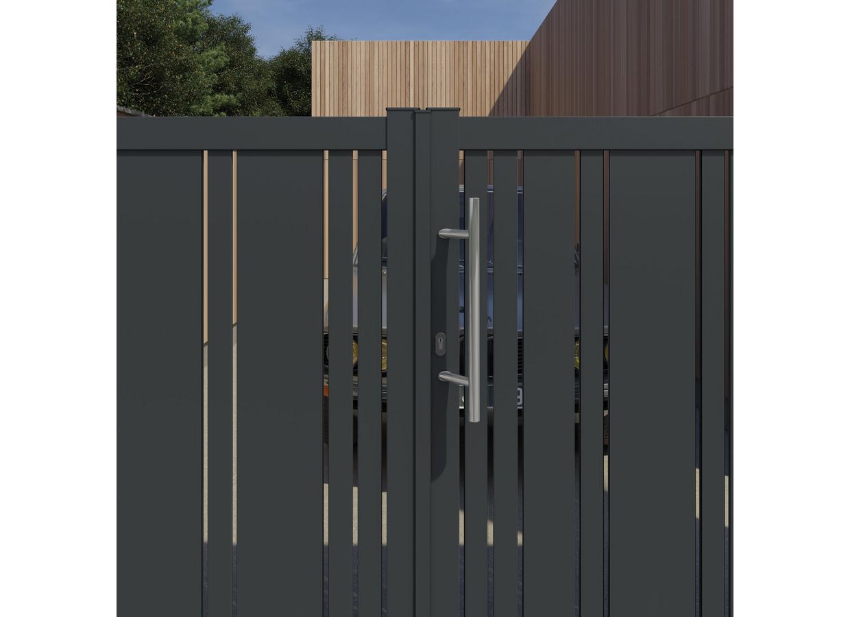 Portillon Valérian aluminium sur mesure | Lapeyre