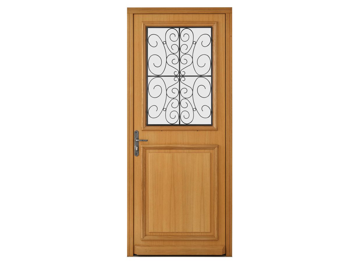 Porte d'entrée** Bois exotique ANNE-SOPHIE sur mesure Main Image