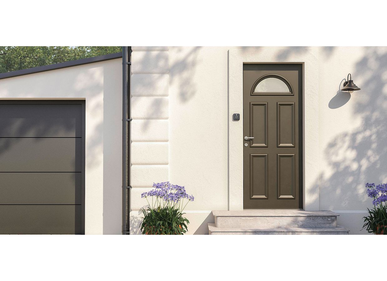 PORTE D'ENTRÉE  ADA-LOU ALUMINIUM SUR MESURE-Lapeyre