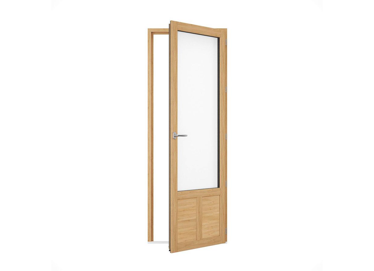 Porte-fenêtre pin ARBOREAL finition lasure sur mesure | Lapeyre