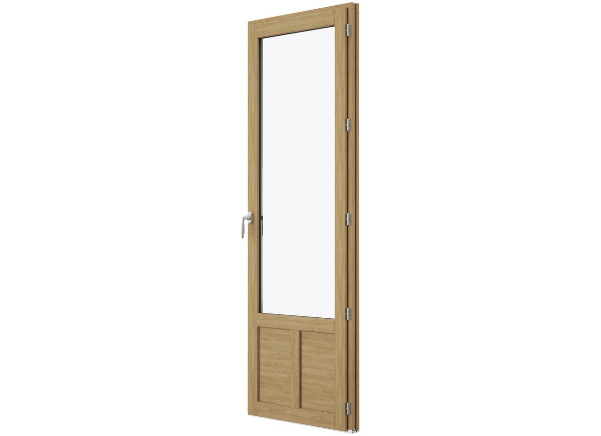 Porte-fenêtre chêne ARBOREAL finition lasure sur mesure | Lapeyre