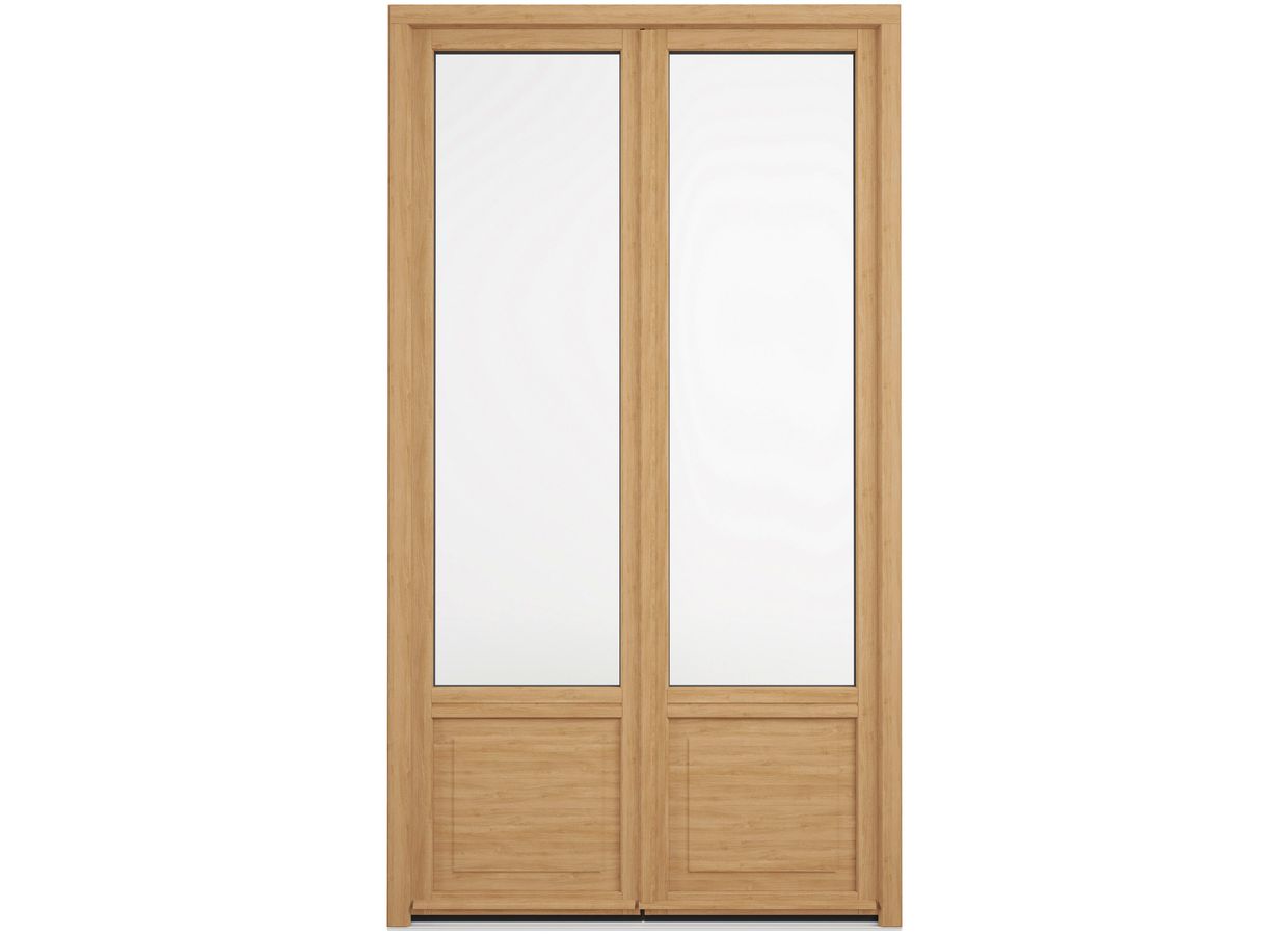 Porte-fenêtre pin ARBOREAL finition lasure sur mesure | Lapeyre