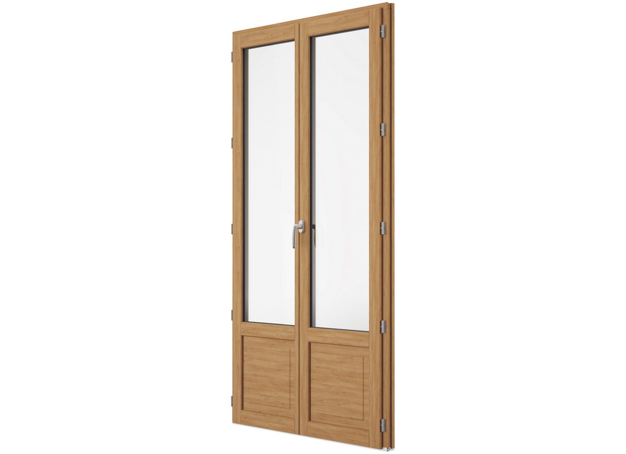 Porte-fenêtre pin ARBOREAL finition lasure sur mesure | Lapeyre
