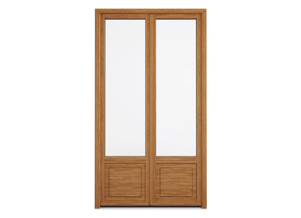 Porte-fenêtre chêne ARBOREAL finition lasure sur mesure | Lapeyre