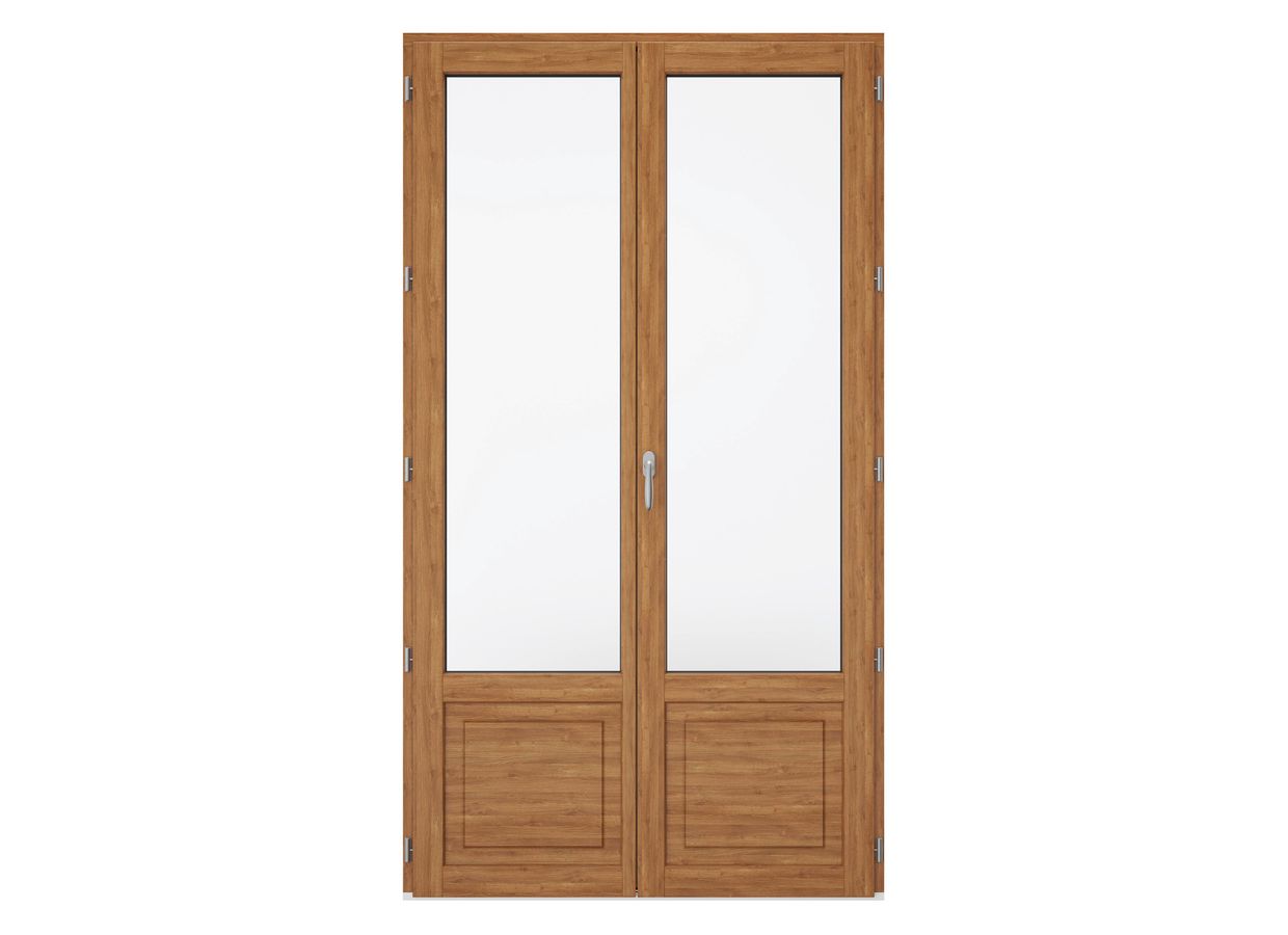 Porte-fenêtre chêne ARBOREAL finition lasure sur mesure | Lapeyre