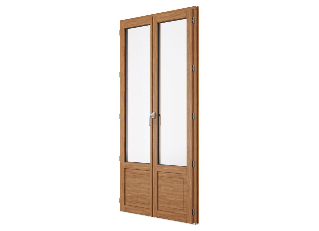Porte-fenêtre chêne ARBOREAL finition lasure sur mesure | Lapeyre