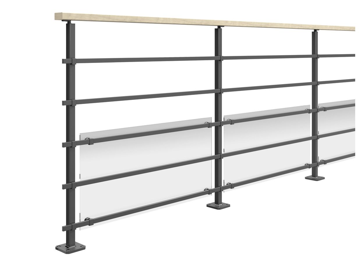 Balustrade en acier EVA Main Image
