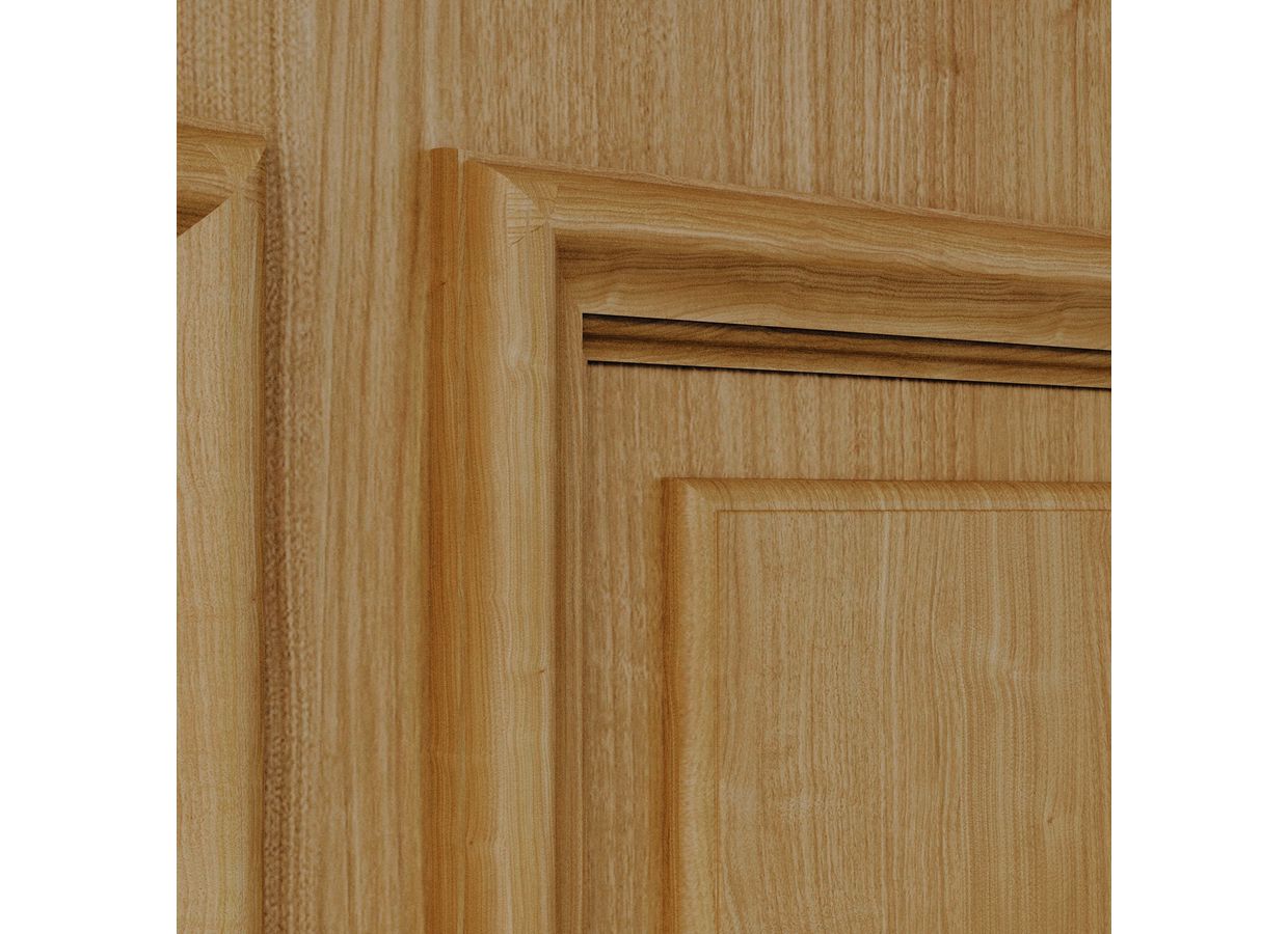Porte d'entrée ANNE-EVA bois exotique sur mesure-Lapeyre