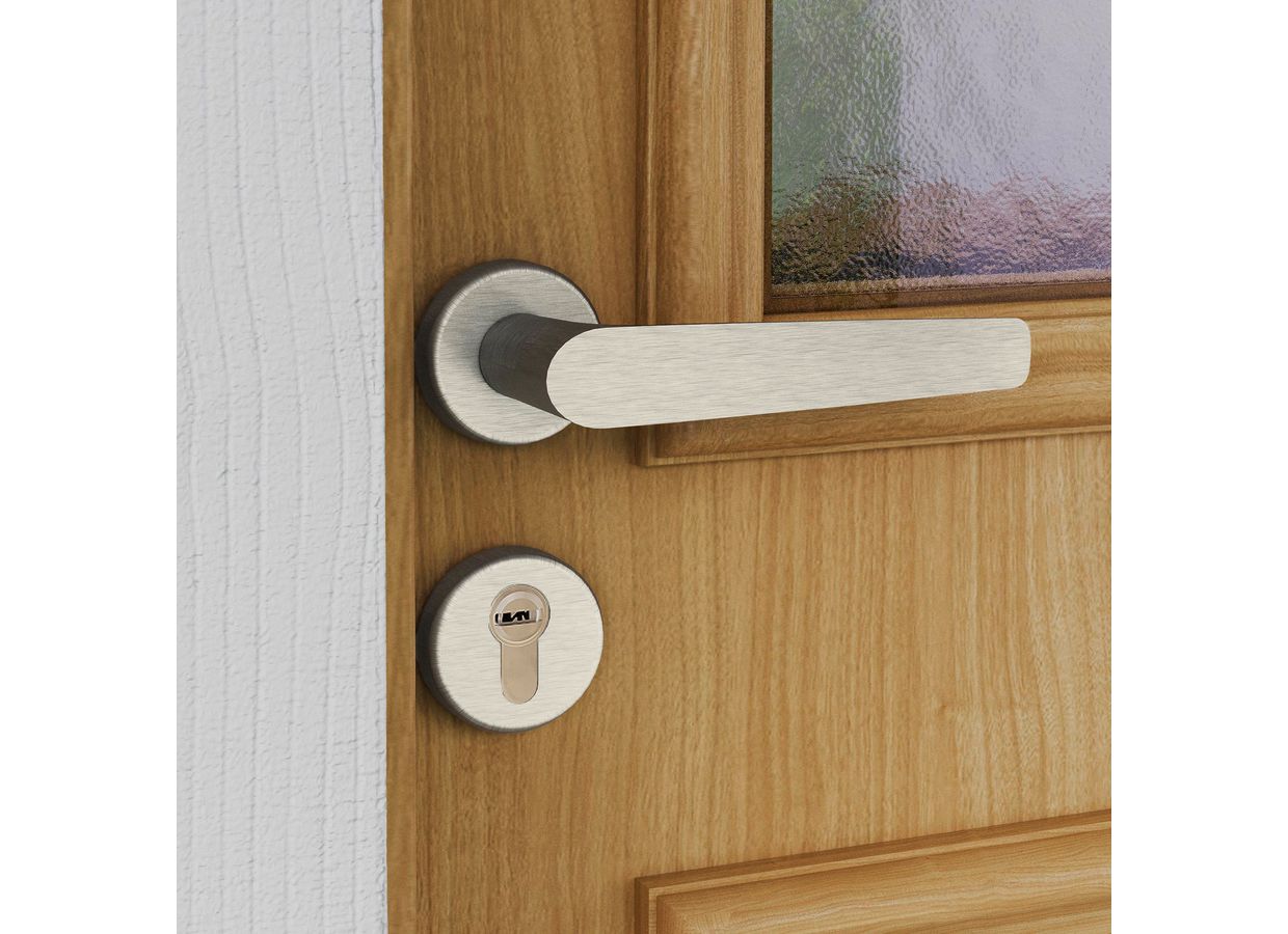 Porte d'entrée ANNE-EVA bois exotique sur mesure-Lapeyre