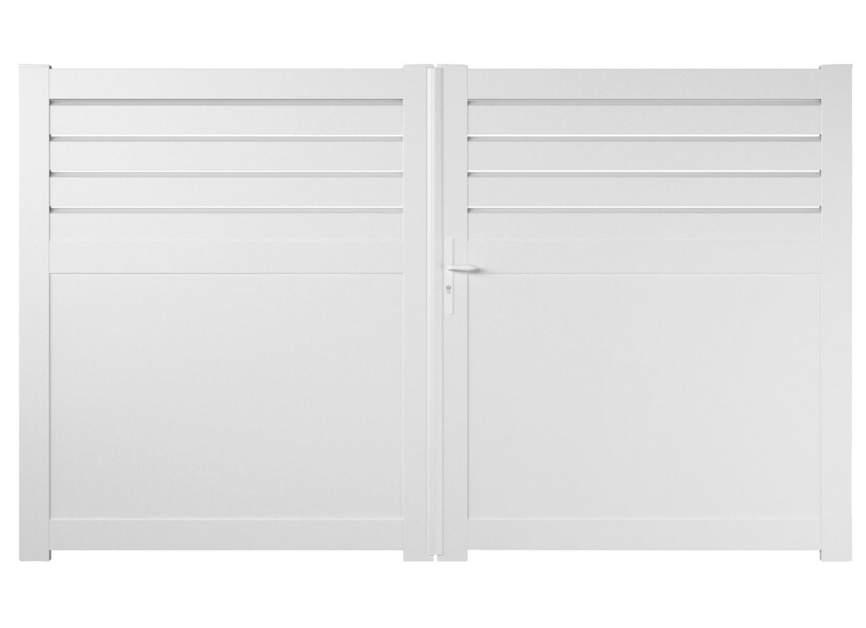 Portail battant PVC Arradon sur-mesure