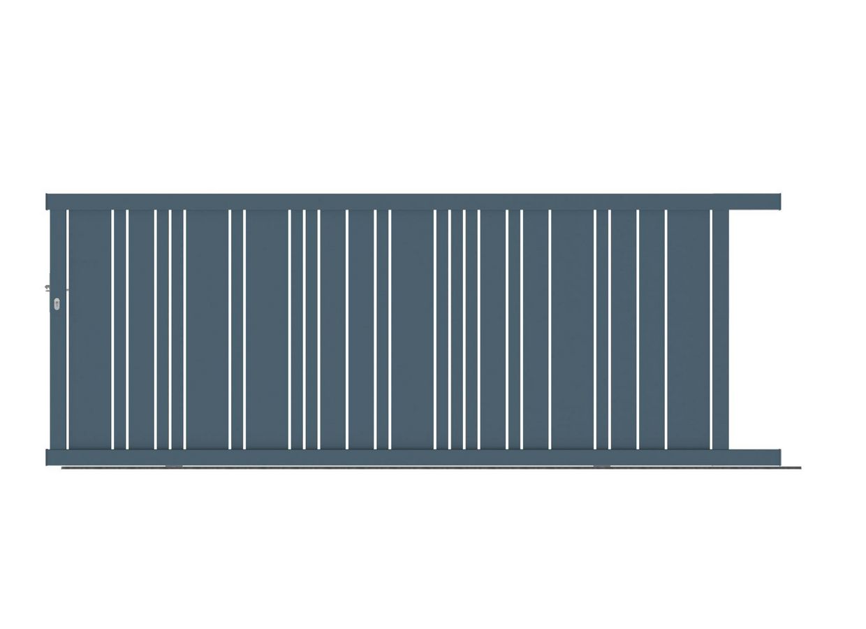 Portail coulissant VALERIAN aluminium sur mesure Main Image