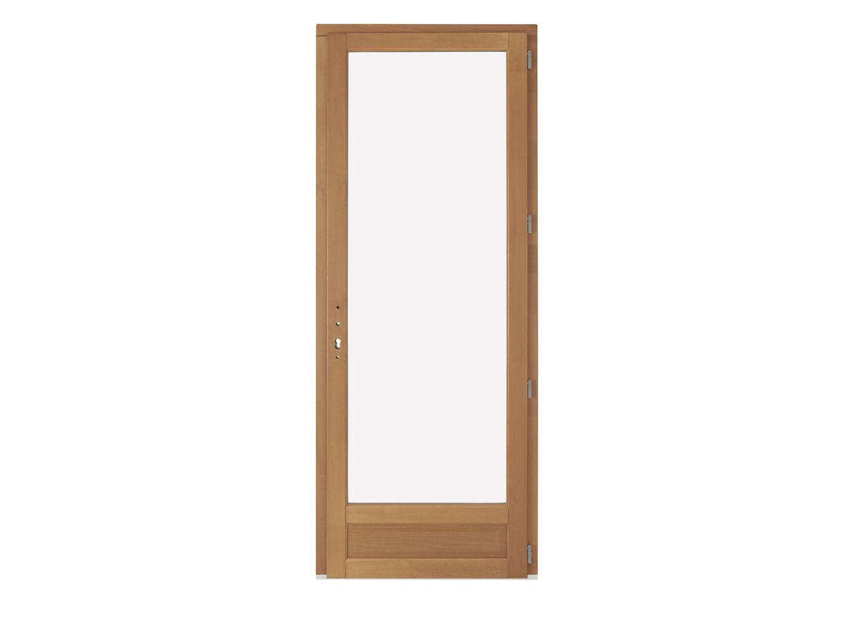Porte-fenêtre ODE PIN sur-mesure lasure+F4 | Lapeyre
