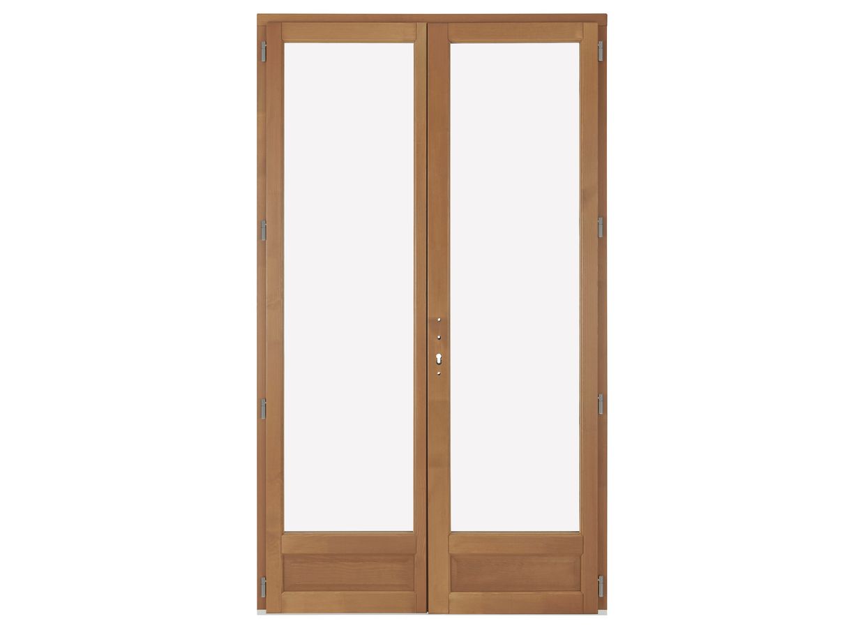 Porte-fenêtre ODE PIN sur-mesure lasure Main Image