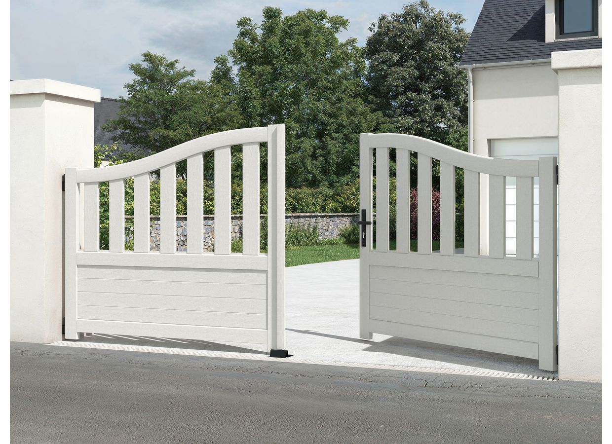 Portail battant SANCY bois sur mesure-Lapeyre