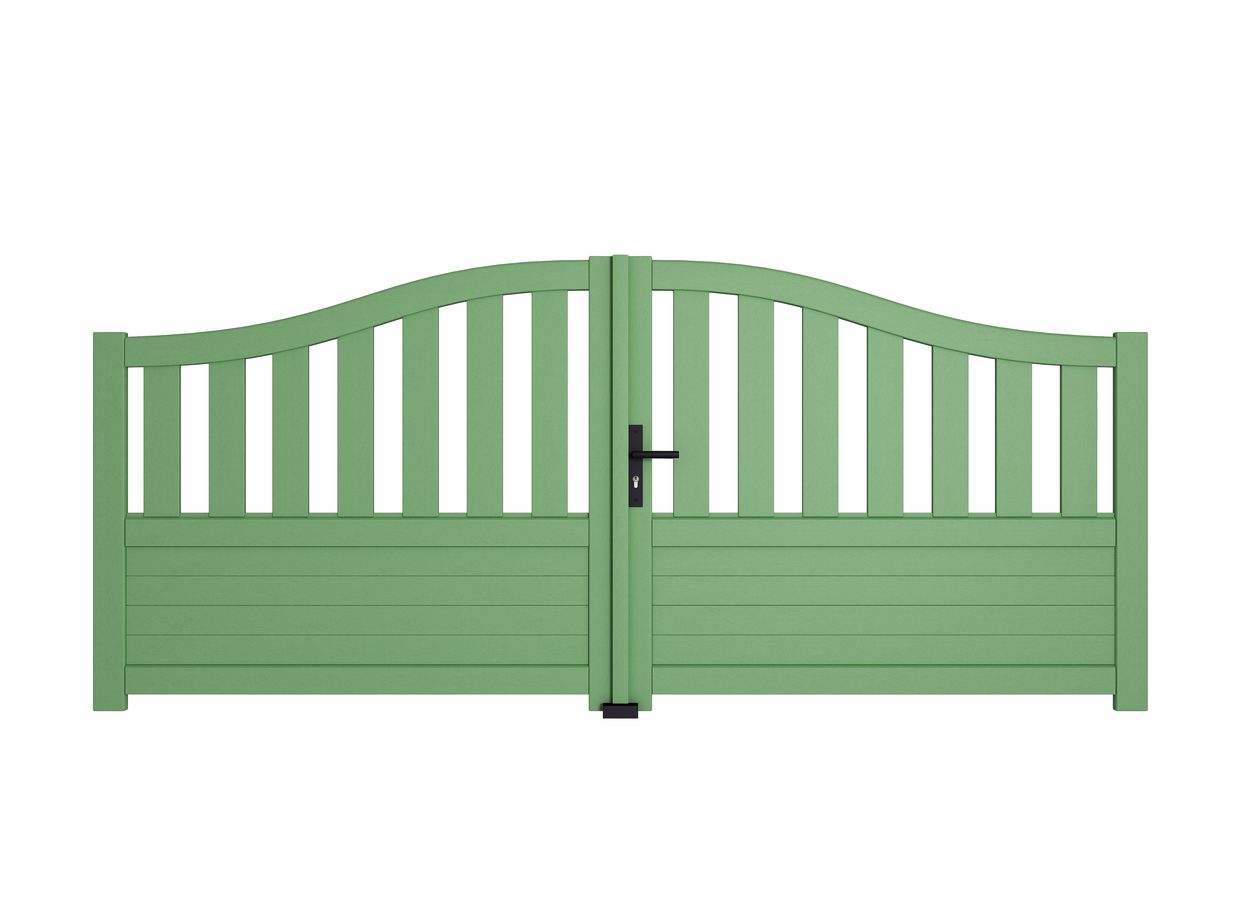 Portail battant SANCY bois sur mesure-Lapeyre