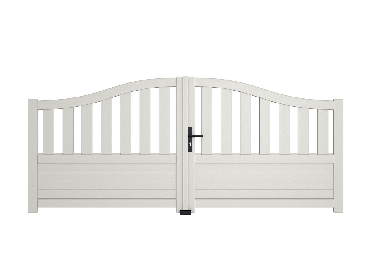 Portail battant SANCY bois sur mesure-Lapeyre