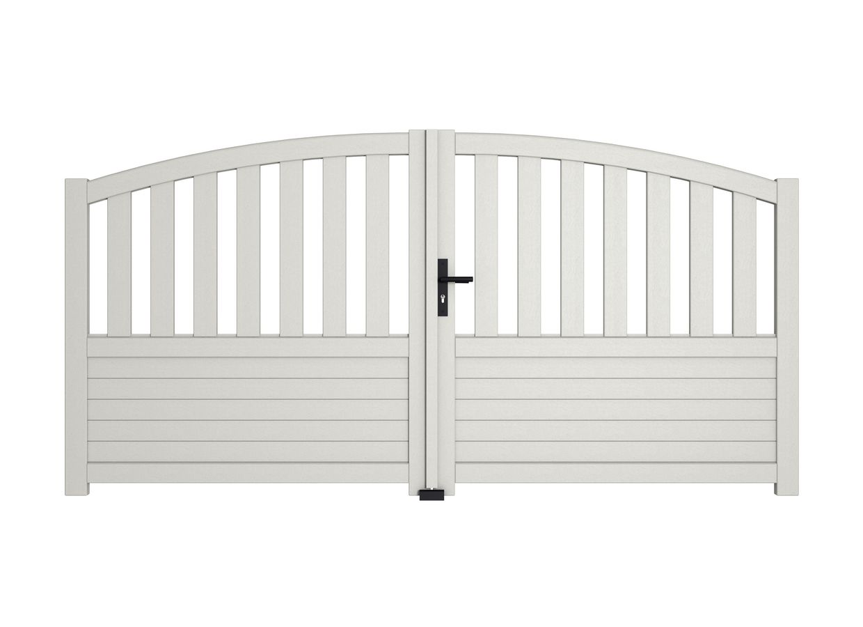 Portail battant bois LANDES sur mesure-Lapeyre