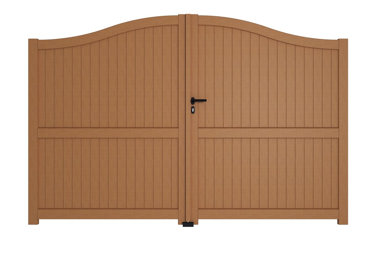 Portail battant bois ROQUEBRUNE sur mesure-Lapeyre