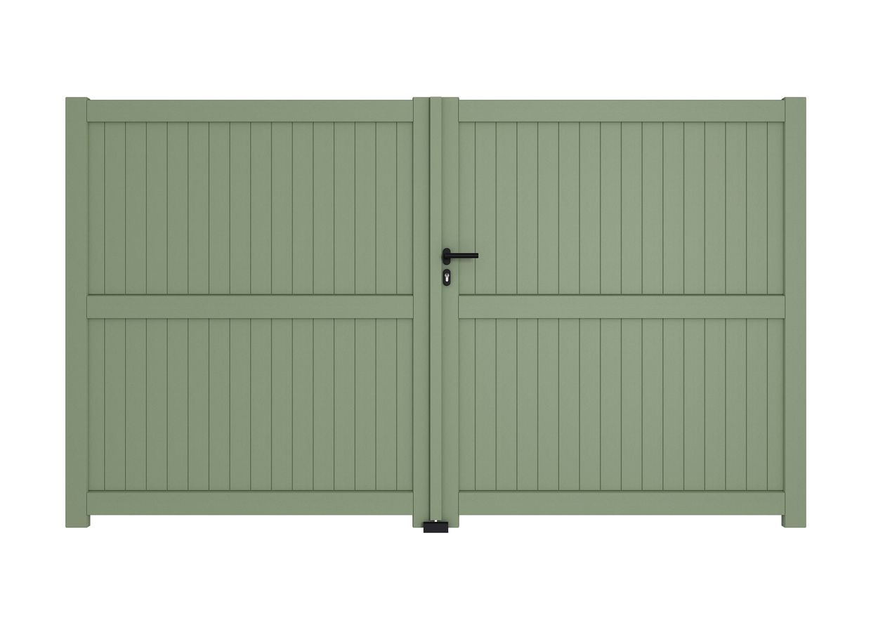 Portail battant bois FONTANGES sur mesure-Lapeyre