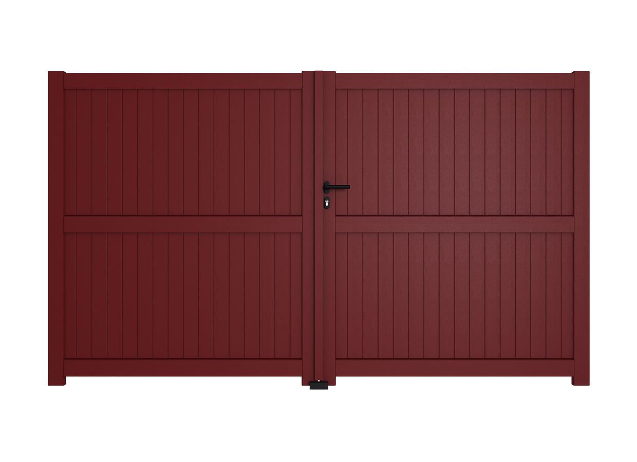 Portail battant bois FONTANGES sur mesure-Lapeyre