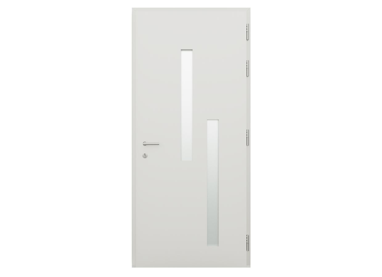 Porte d'entrée Anastasia aluminium vitrée sur mesure | Lapeyre