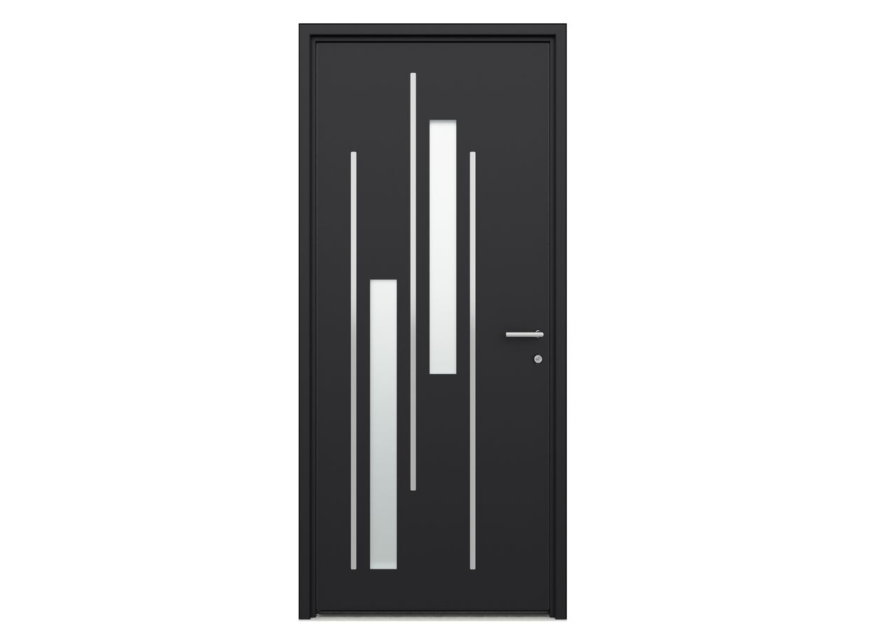 Porte d'entrée Anastasia aluminium vitrée sur mesure | Lapeyre