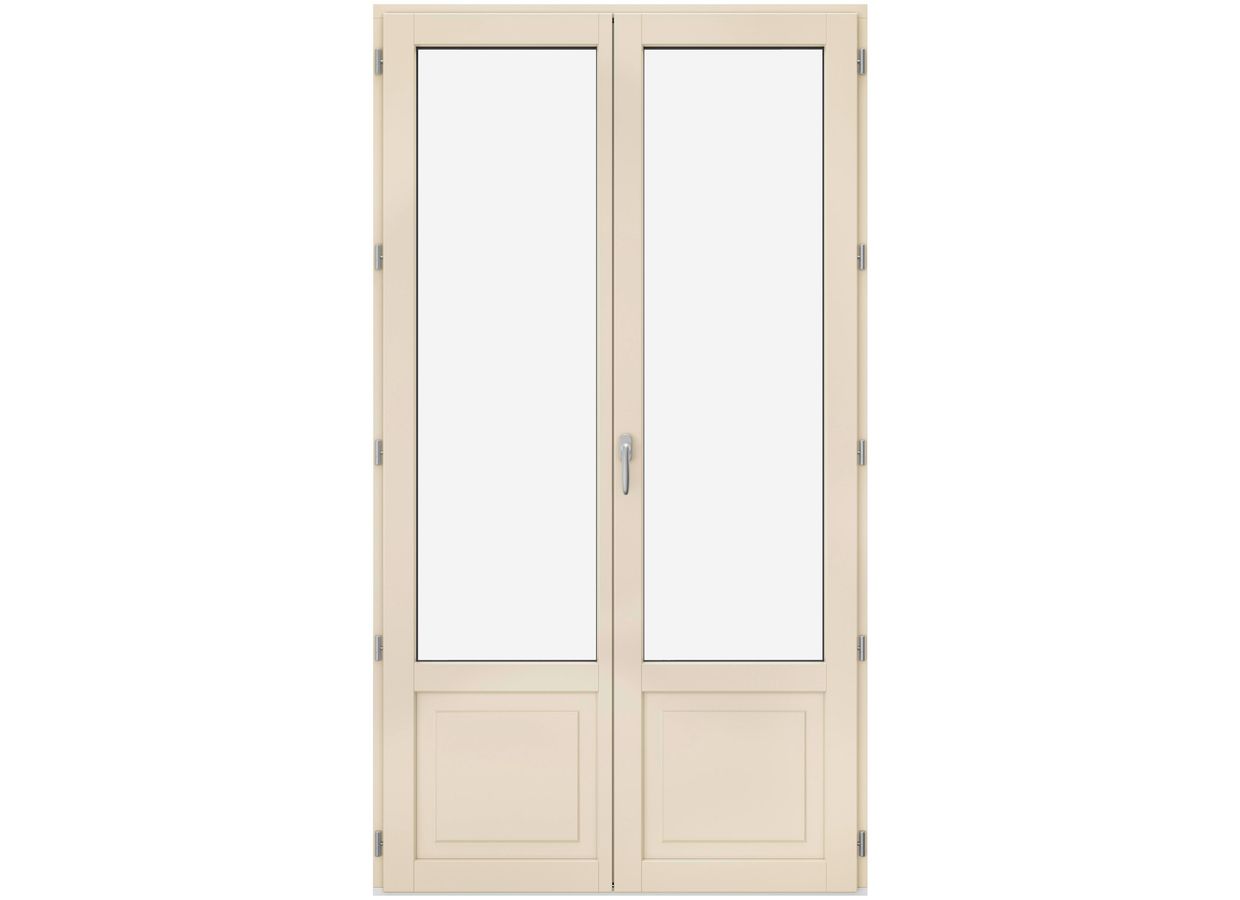 Porte-fenêtre pin ARBOREAL finition couleur sur mesure | Lapeyre