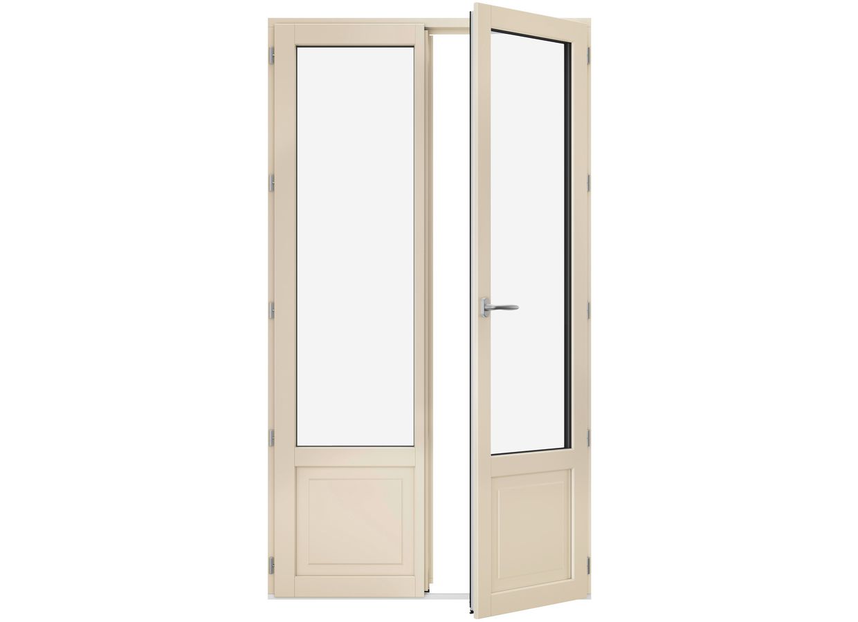 Porte-fenêtre pin ARBOREAL finition couleur sur mesure | Lapeyre