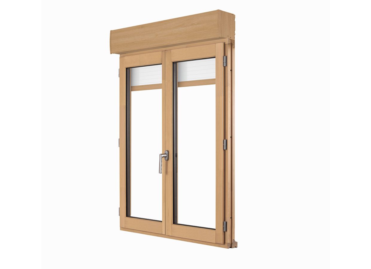 Fenêtre pin ARBOREAL avec volet roulant sur mesure | Lapeyre