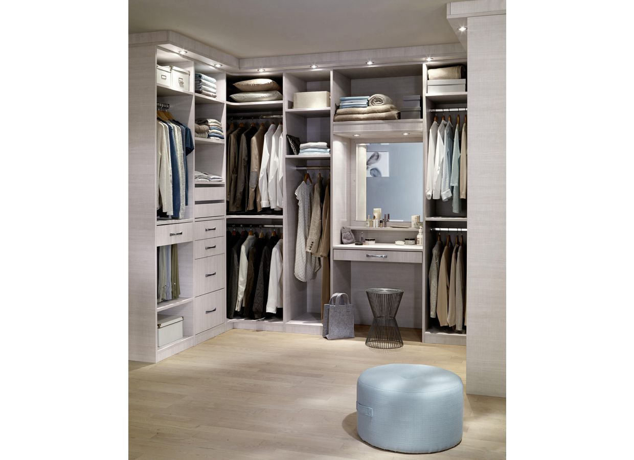 Dressing avec coiffeuse sur-mesure Optimiz