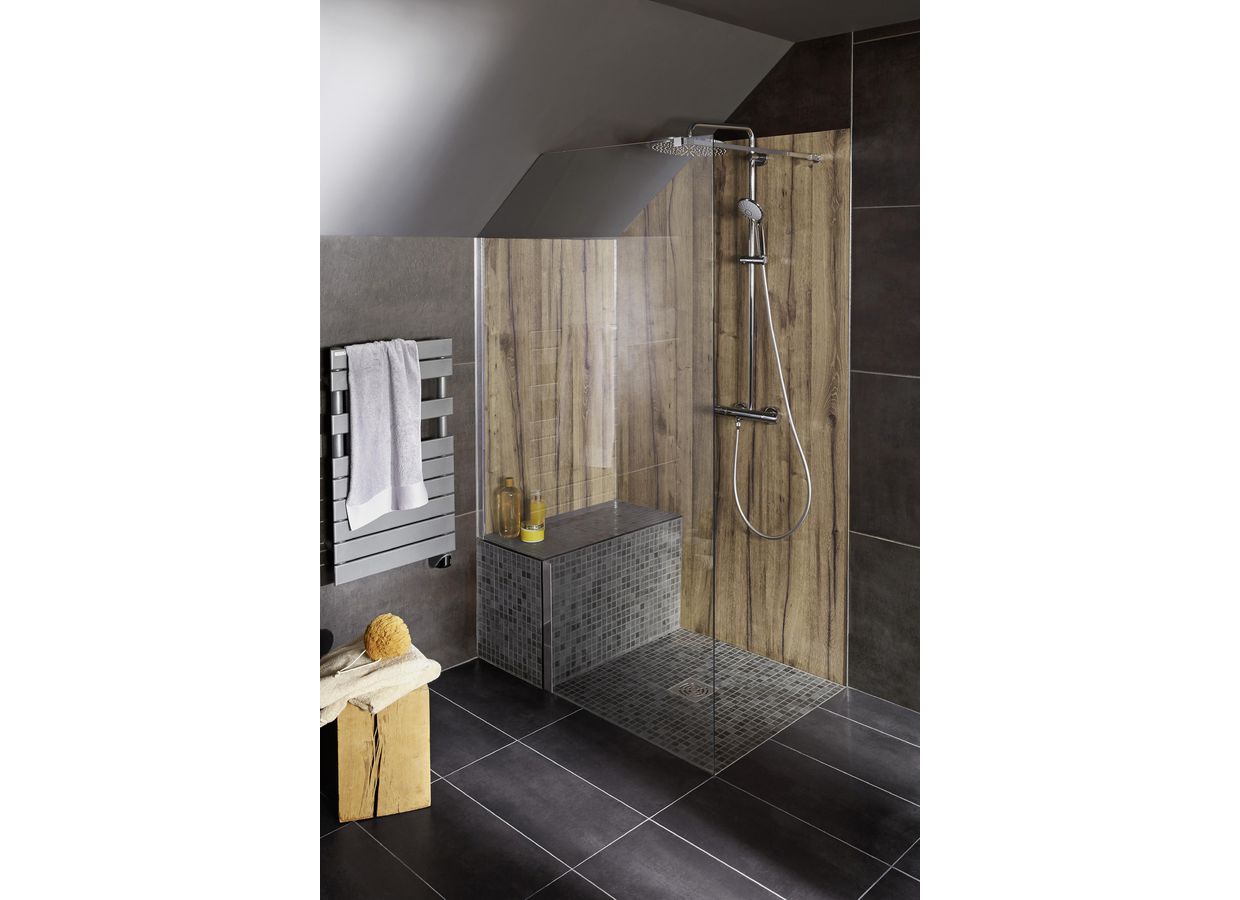Paroi de douche LINE PRESTIGE sur-mesure-Lapeyre