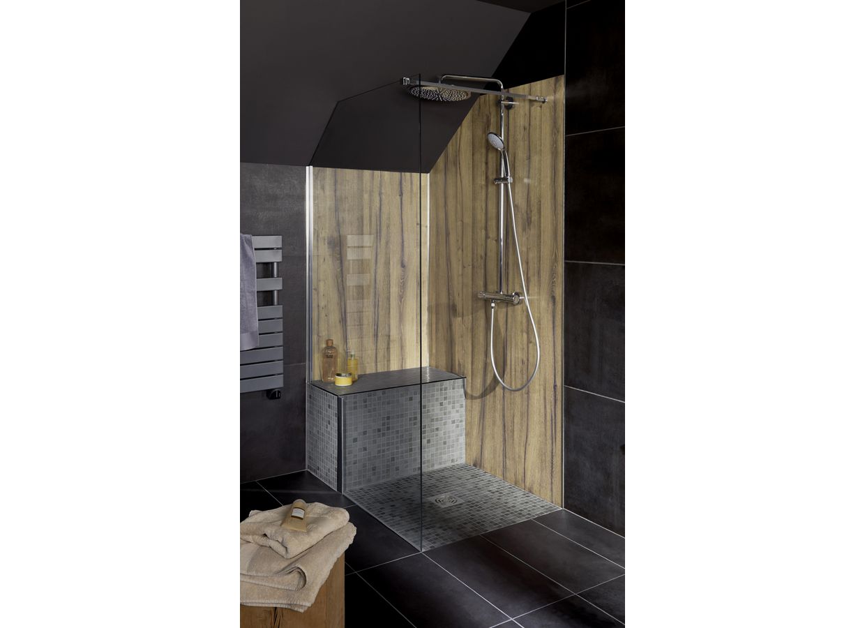 Paroi de douche LINE PRESTIGE sur mesure - Salle de Bains - Lapeyre