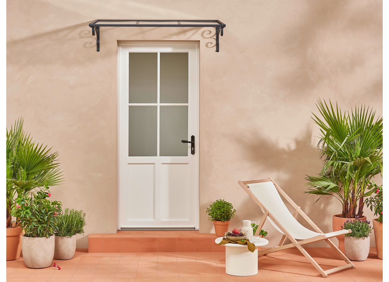 Porte d'entrée OLONNE 2 PVC sur mesure| Lapeyre