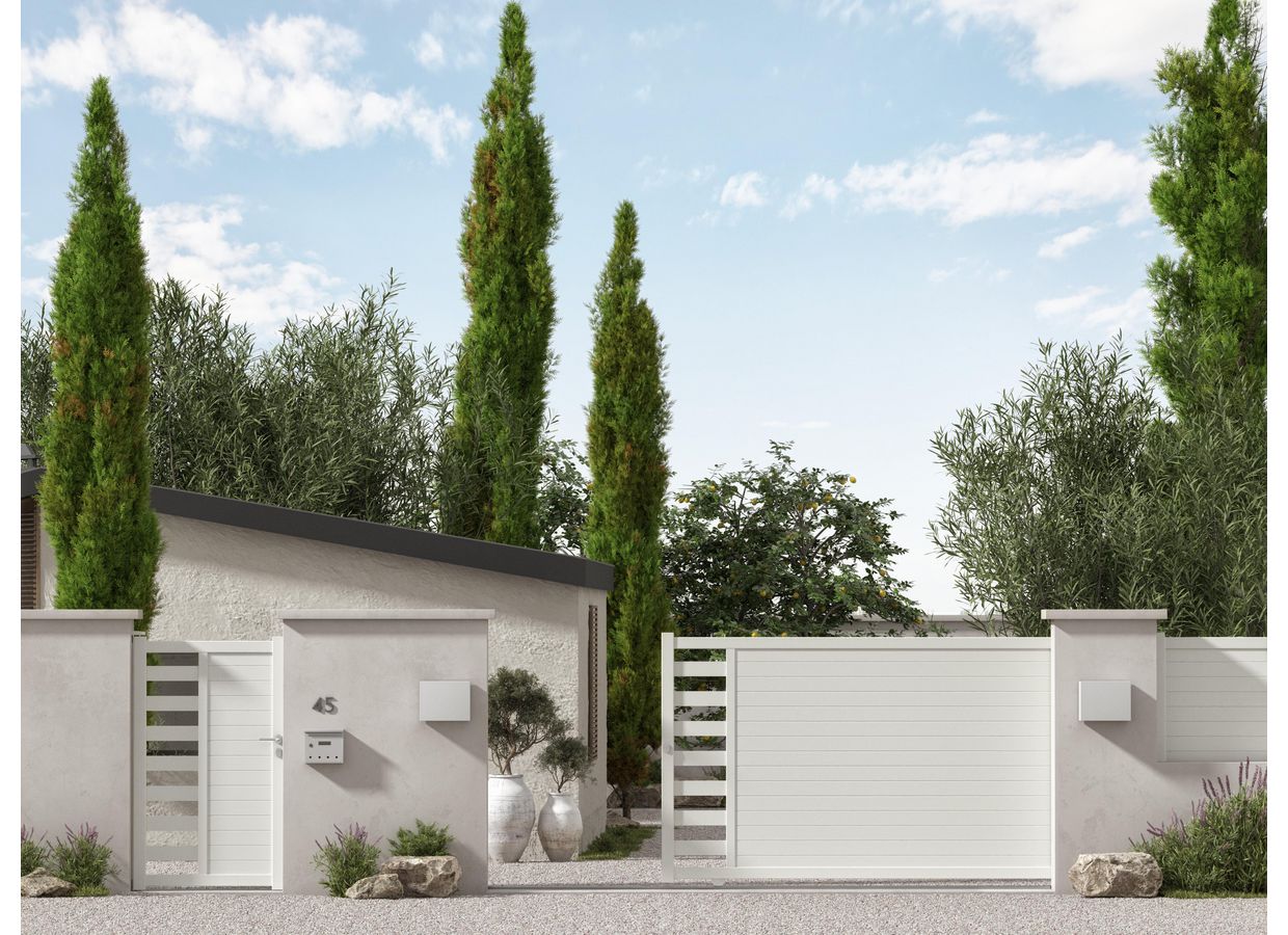 "Portillon aluminium ANDRIA-Lapeyre"